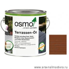 Масло для террас Osmo 010 для термодревесины Натуральный тон 2,5 л Terrassen-Ole для наружных работ Osmo-010-2,5 11500045