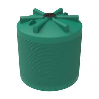 Емкость пластиковая ЭВЛ 7500 литров зеленая вертикальная