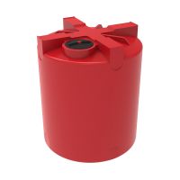 Емкость пластиковая КАС Т 5000 литров красная вертикальная