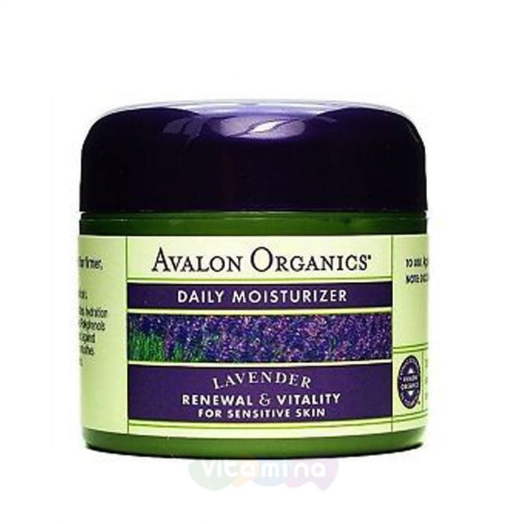 Avalon Organics Дневной увлажняющий крем с лавандой, 57 гр