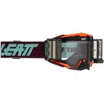 Leatt Velocity 6.5 Roll-Off Neon Org Clear 83%, очки для мотокросса и эндуро с системой грязеочистки