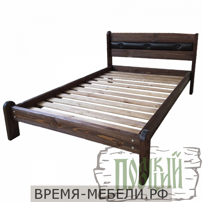 Кровать "Русич 1" с мягкой вставкой