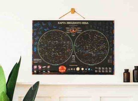 Интерактивная карта звездное небо/планеты