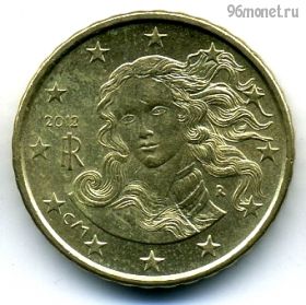 Италия 10 евроцентов 2012