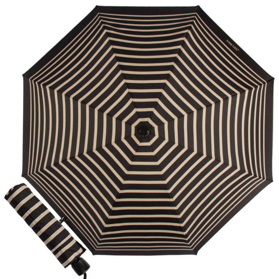 Зонт складной Jean Paul Gaultier 207-OC Stripes Noir/Crema