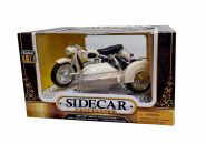 Мотоцикл с коляской. BMW. Sidecar (белый)