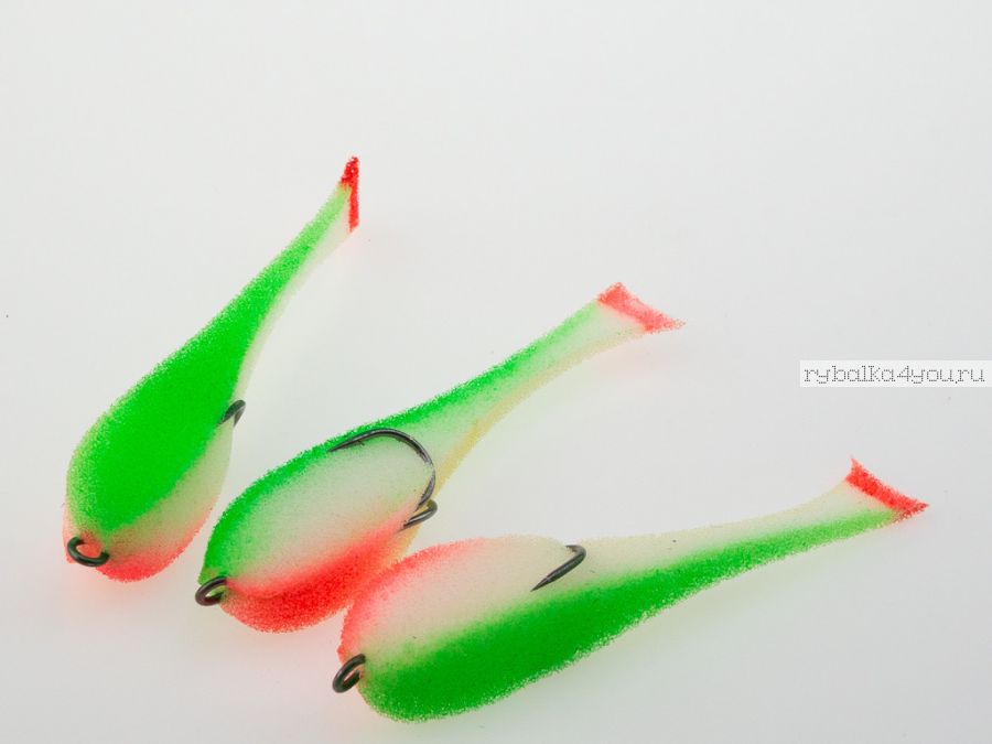 Поролоновая рыбка OnlySpin Bait 110 мм / упаковка 5 шт / цвет:  цвет 19uv