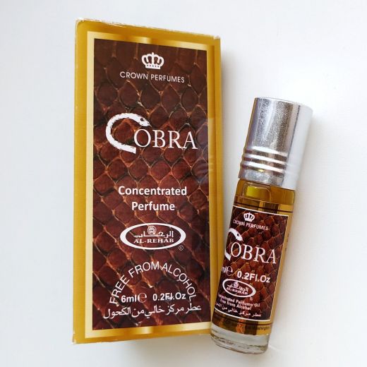 Арабские масляные духи Cobra | Кобра | 6 мл | Al-Rehab | Унисекс