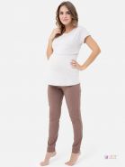 Блузка для беременных и кормящих 1-НМ 53702 бежевый