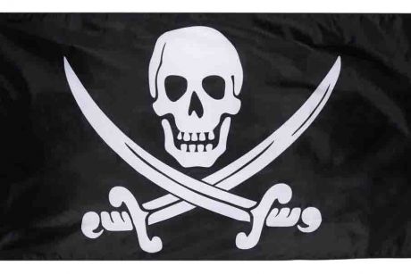 Платок (флаг) пиратский большой 150 см