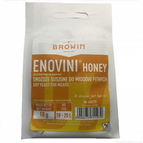 Сушеные дрожжи для медовухи Browin Enovini Honey, 10 г