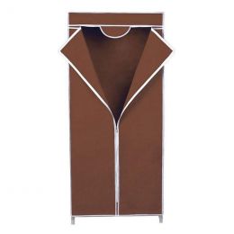 Шкаф тканевый каркасный Quality Wardrobe, цвет коричневый, вид 1