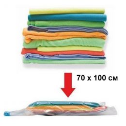 Вакуумный пакет для вещей ZOE FOR CLOTHING, 70 х 100 см | Организация хранения одежды