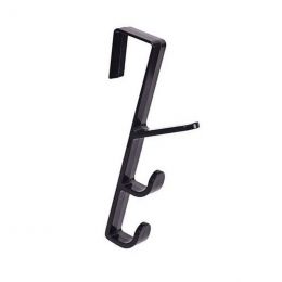 Крючок держатель на дверь 3-Level Door Hook, (цвет Чёрный) | Организация хранения