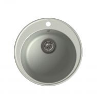 Врезная кухонная мойка LEX Lugano 480 Space Gray 48х48см полимер RULE000006