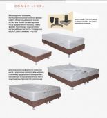 Кровать Сомье Lux (экокожа) | Lineaflex