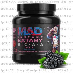 GeneticLab Nutrition MAD Instant Extasy BCAA 2:1:1 (500 гр.) ежевика
