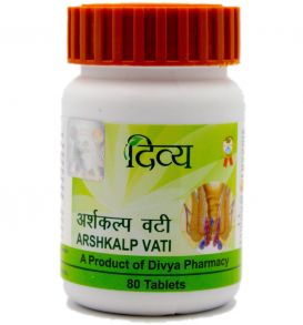 ARSHKALP VATI, Divya (АРШКАЛП ВАТИ, средство от геморроя и тромбофлебита, Дивья), 40 таб.