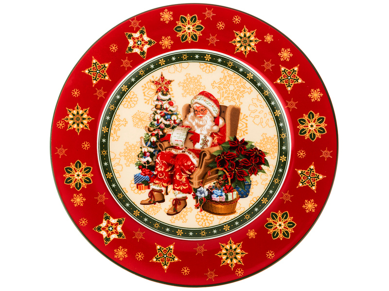 Тарелка "Christmas collection" 21 см, h=1.6 см