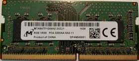 Модуль памяти Micron MTA8ATF1G64HZ-3G2J1 8GB DDR4 PC4-3200AA-SA2-11 SO-DIMM