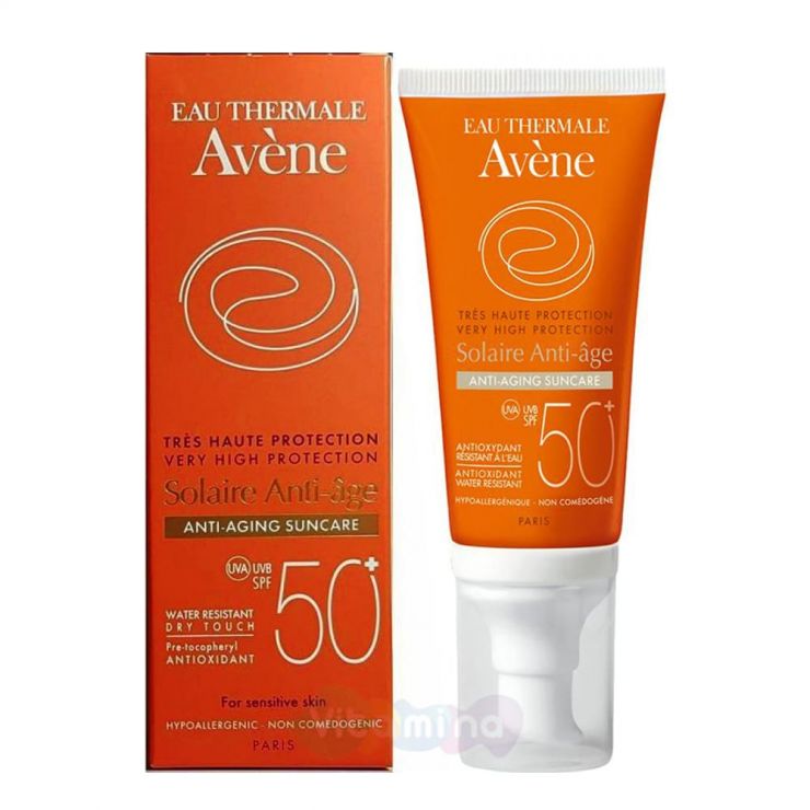 Avene Anti-Aging Suncare Cream Крем солнцезащитный антивозрастной SPF50+