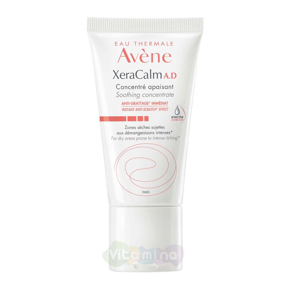 Avene XeraCalm A.D. Концентрат успокаивающий купить в интернет-магазине  Vitamina, цена, отзывы