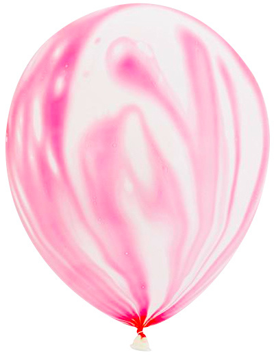 Розовый агат шар латексный с гелием