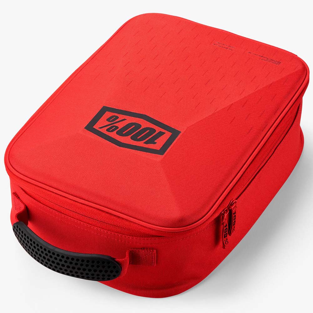 100% Goggle Case Red/Black, сумка для хранения очков