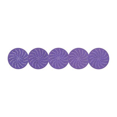 3M Hookit 737u 51421 Круг абразивный c мультипылеотводом Purple+, 150 +, d150мм., в упаковке 50шт.