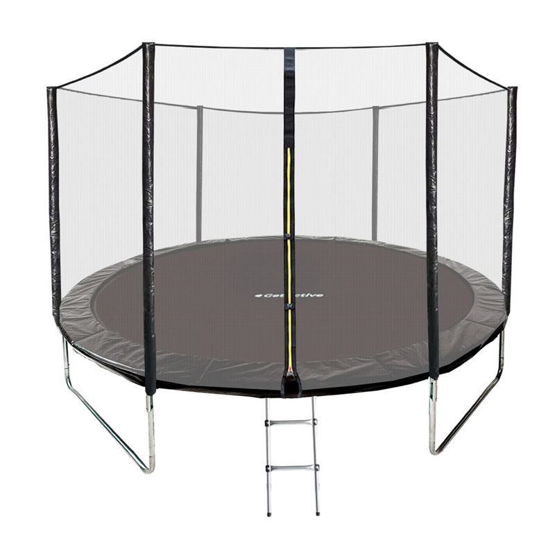 Батут GetActive Jump 8FT Outside черный с чехлом