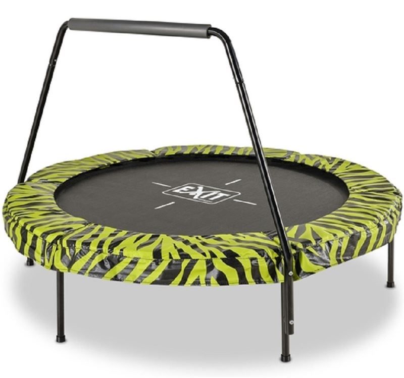 Батут Exit Toys Тигги 140 см с ручкой лайм