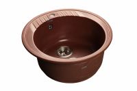Мраморная мойка GranFest Rondo GF-R520 Красный марс