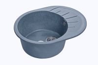Мраморная мойка GranFest Rondo GF-R580L Графит