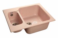Мраморная мойка GranFest Standart GF-S615K Светло-розовый