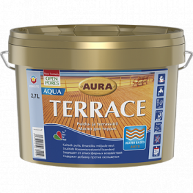 Масло для Террас Eskaro Terrace  Aqua 9л Водоразбавимое, без Запаха для Внутренних и Наружных Работ