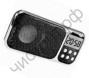 Колонка универс.с радио HJ-92 Дисплей, USB + micro SD, часы, календарь, будильник, фонарь качеств. звук разн.цвет.