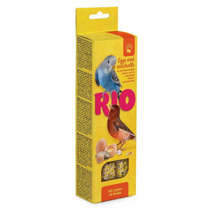 RIO. Палочки для всех видов птиц с яйцом и ракушечником