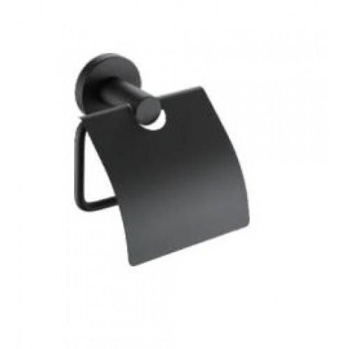 Черный держатель туалетной бумаги Frap F30203
