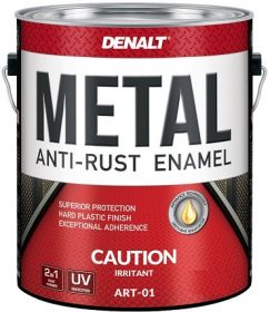 Эмаль Жидкий Пластик 3.78л Denalt Metall Anti-Rust Enamel 2 in1 Liquid Plastic Полиуретановая Износостойкая, Антикоррозионная