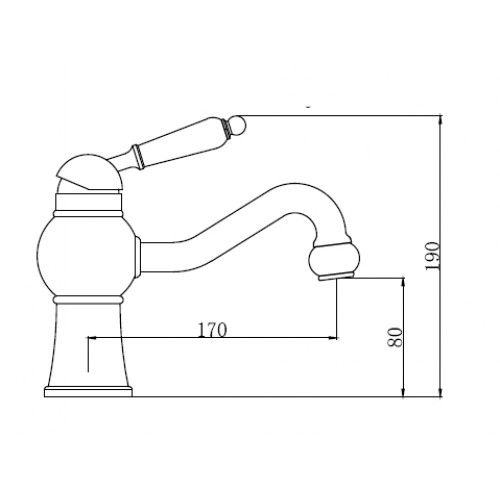 Kaiser Stone 61211 Смеситель для раковины