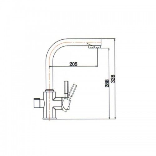 ​Kaiser Decor 40144-6  Смеситель для кухни под фильтр