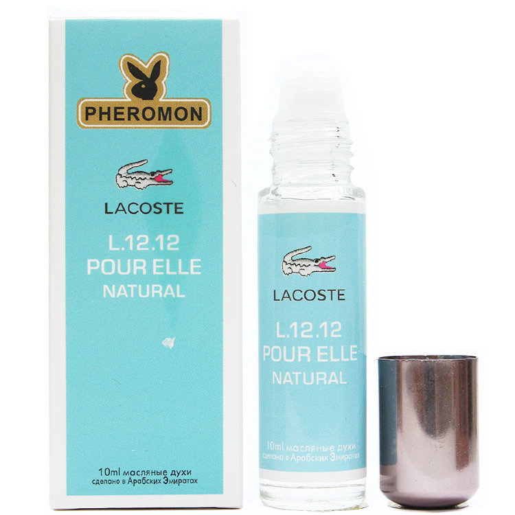 Масляные духи с феромонами Lacoste Eau De L.12.12 Pour Elle Natural 10ml