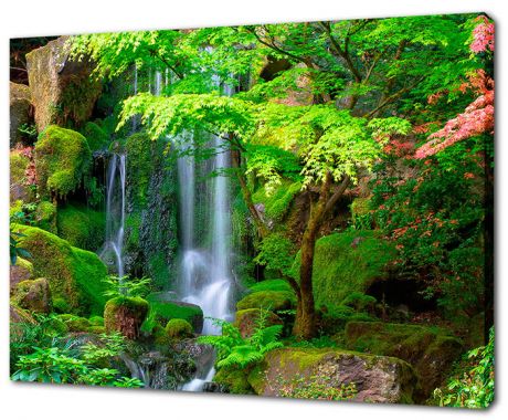 Картина на холсте Водопад в джунглях