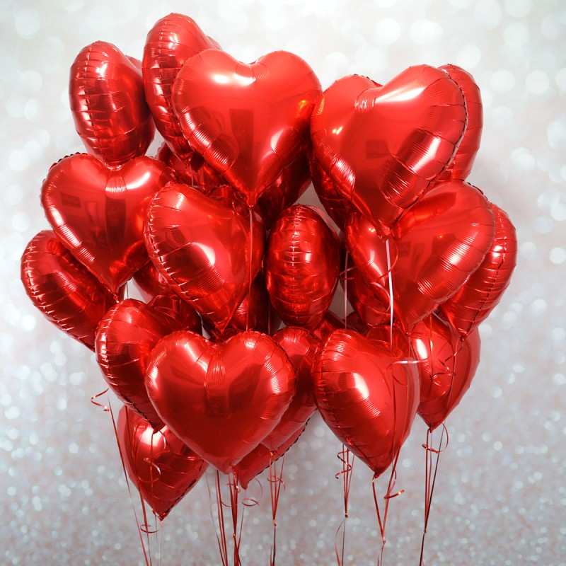 Фольгированные шары сердце