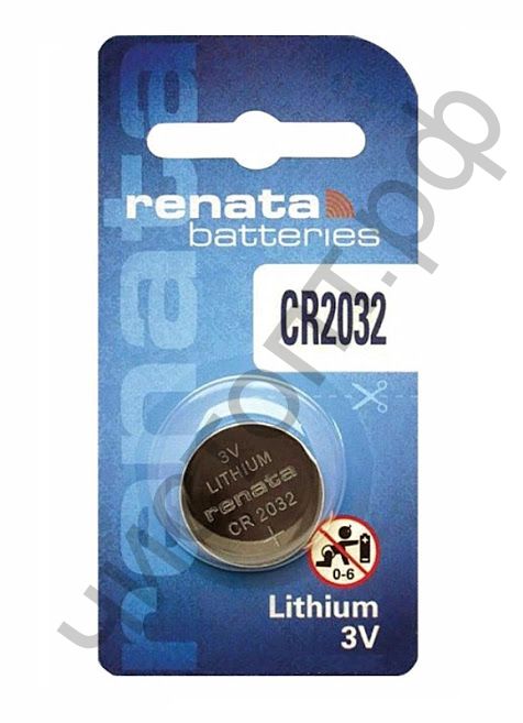 Renata  CR 2032 ( литиевая Li/MnO2, 200mAh, 3V) 1BL (10)