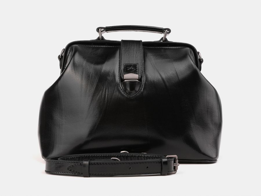 Женская кожаная сумка Alexander-TS "W0023 Black"