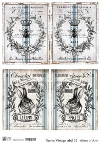 Vintage label 32