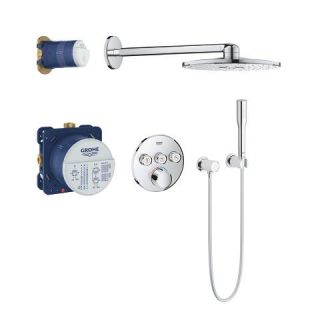 Grohe Rainshower 310 təpə duşu və duş qarniturlu GROHE SmartControl duş sistemi (34709000)