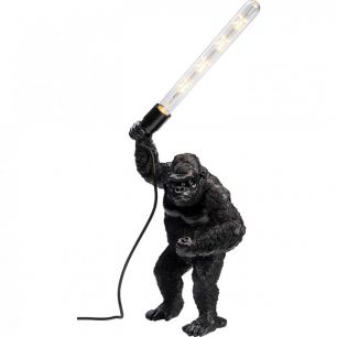Лампа настольная Gorilla, коллекция "Горилла" 20*27*56, Полирезин, Черный