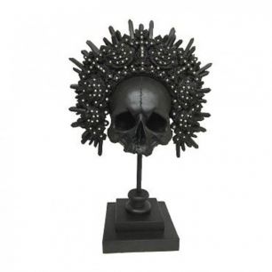Предмет декоративный Skull, коллекция "Череп" 32*49*20, Полирезин, Черный